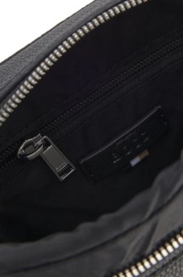 Reporter bag with embossed logo, Black