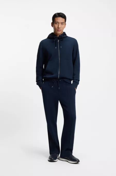 Trainers in burnished leather