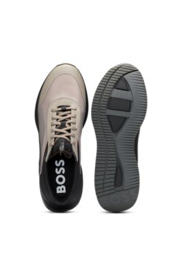 TTNM EVO trainers with ridged outsole, Light Green