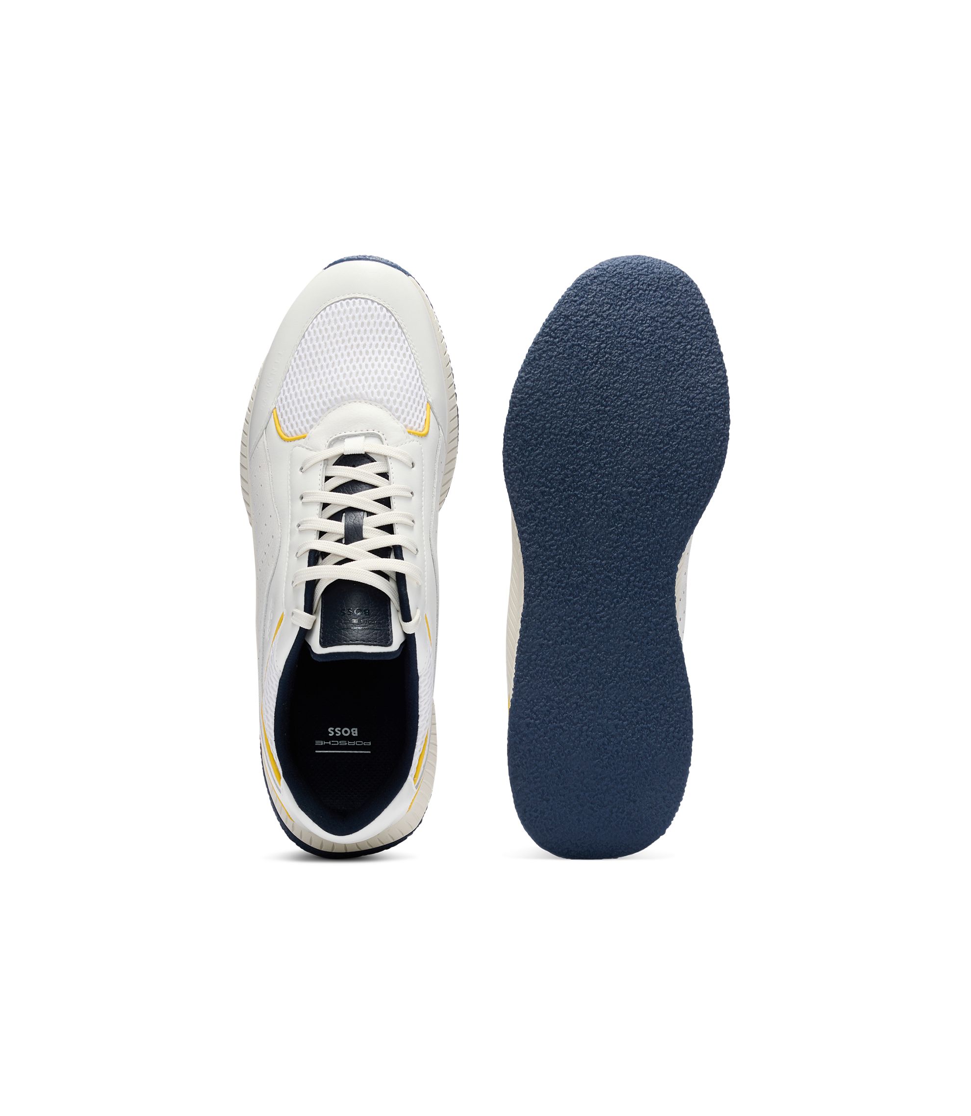 BOSS - Porsche x BOSS perforated-leather trainers with