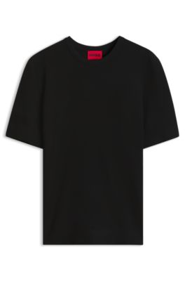 Jersey de punto slim fit, Negro