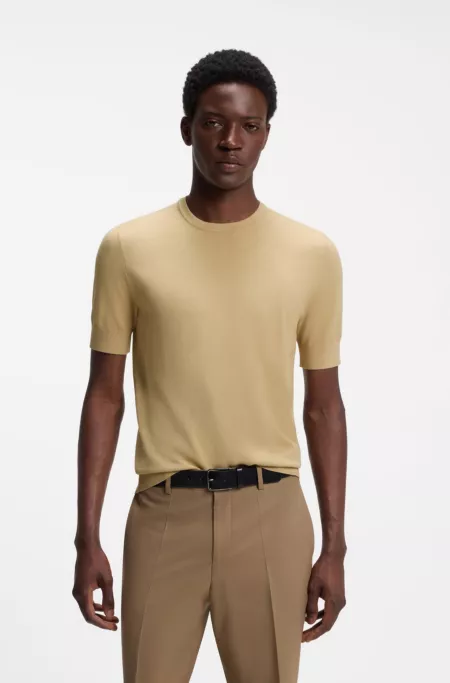 Knit sweater in a regular fit