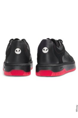 HUGO x Disney's The Nightmare Before Christmas leather trainers, Black