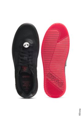 HUGO x Disney's The Nightmare Before Christmas leather trainers, Black