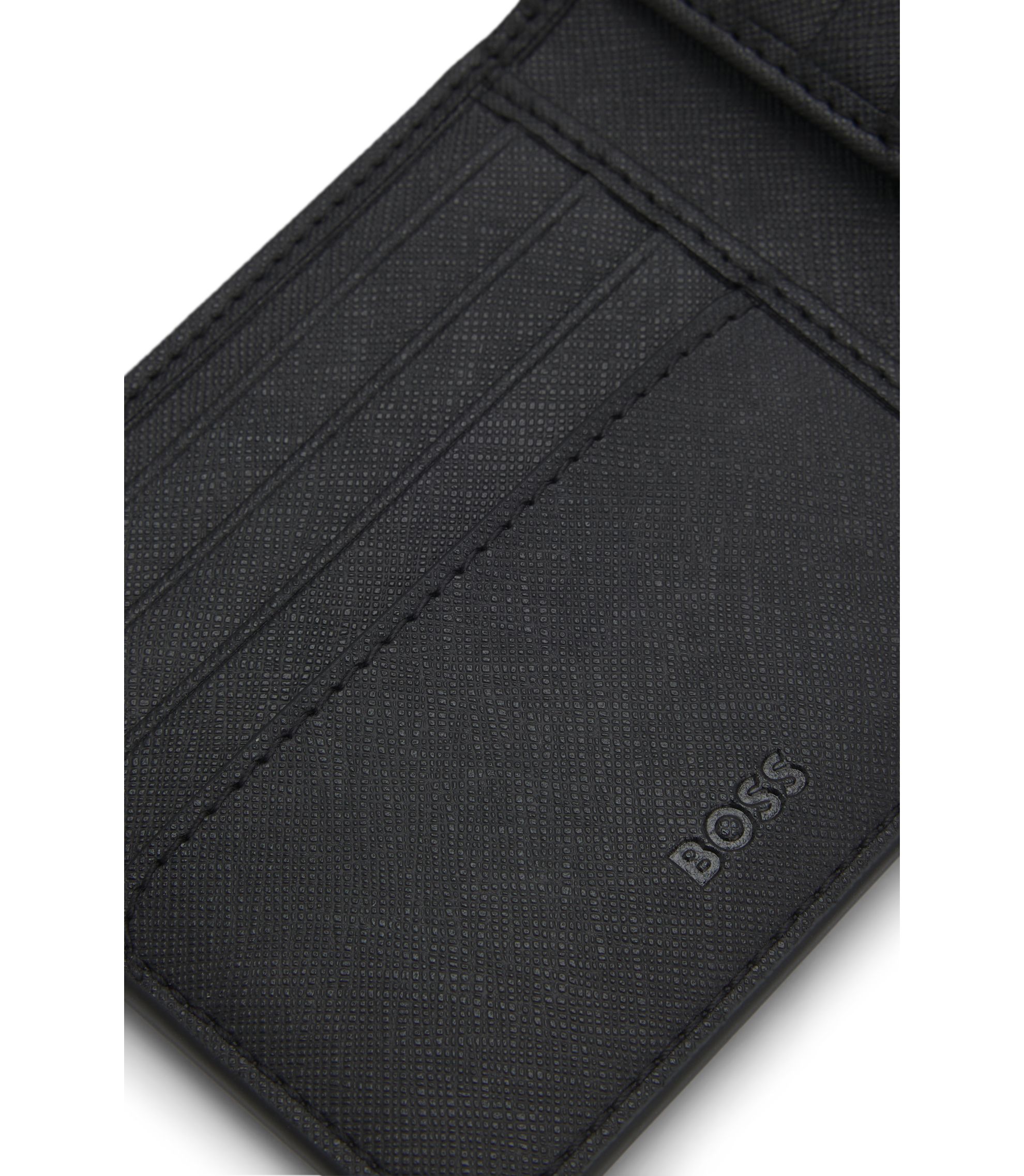 BOSS - Wallet with foil-embossed logo - Black