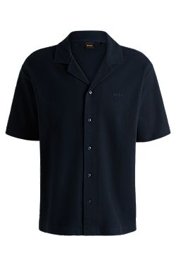 Chemise Relaxed en coton gaufré