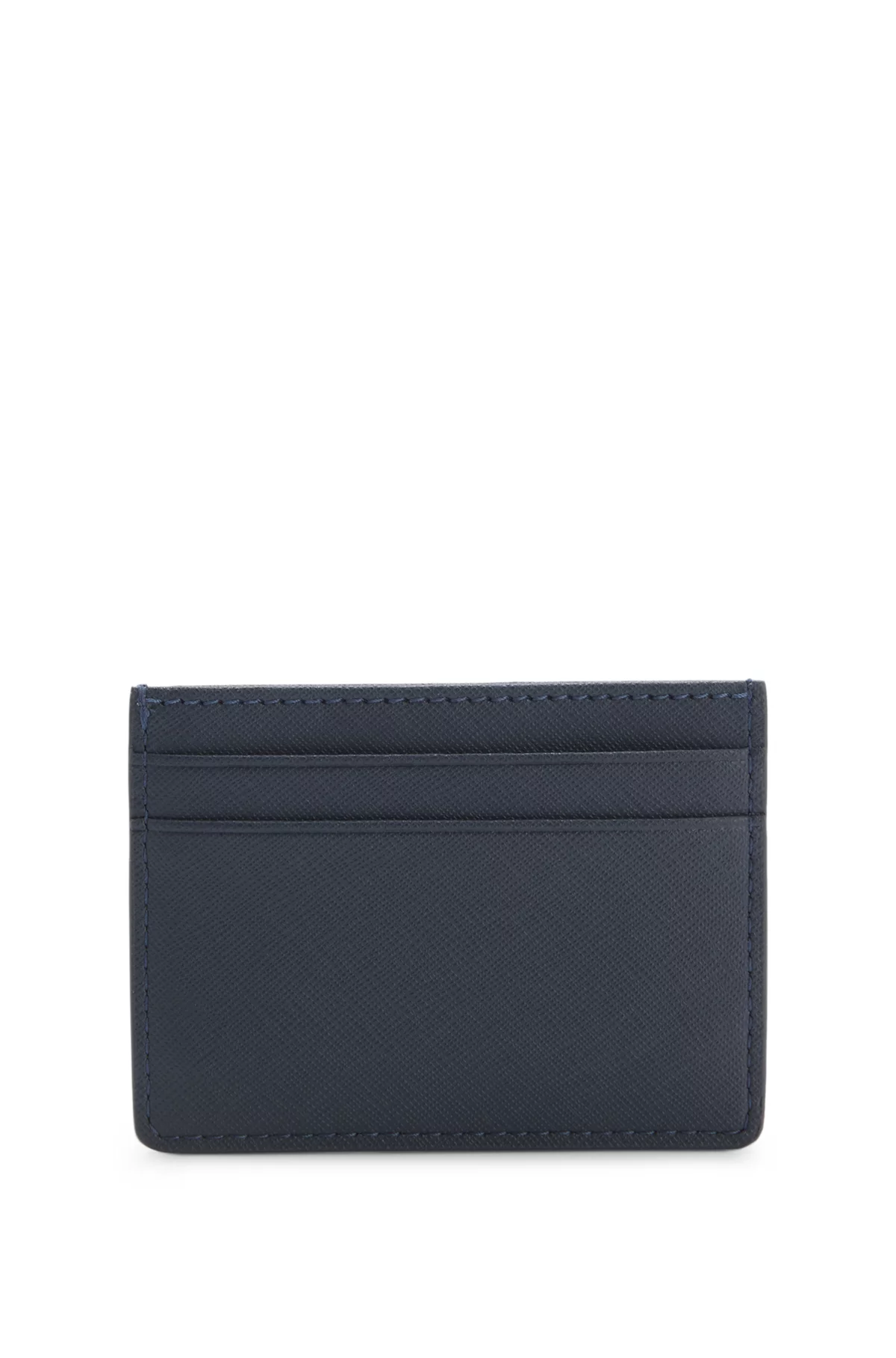 Porte-cartes avec logo embossé en transfert, bleu clair