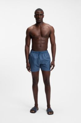 Mules &agrave; logo, Bleu fonc&eacute;
