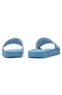 Mules &agrave; logo, Turquoise