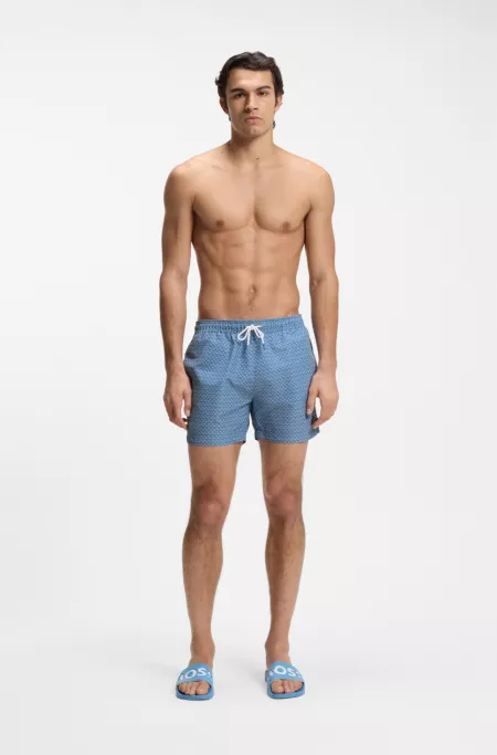 Italian-made slides with large logo detail