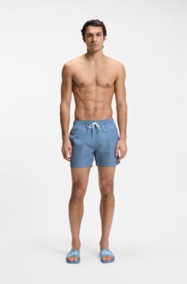 Italian-made slides with large logo detail, Turquoise