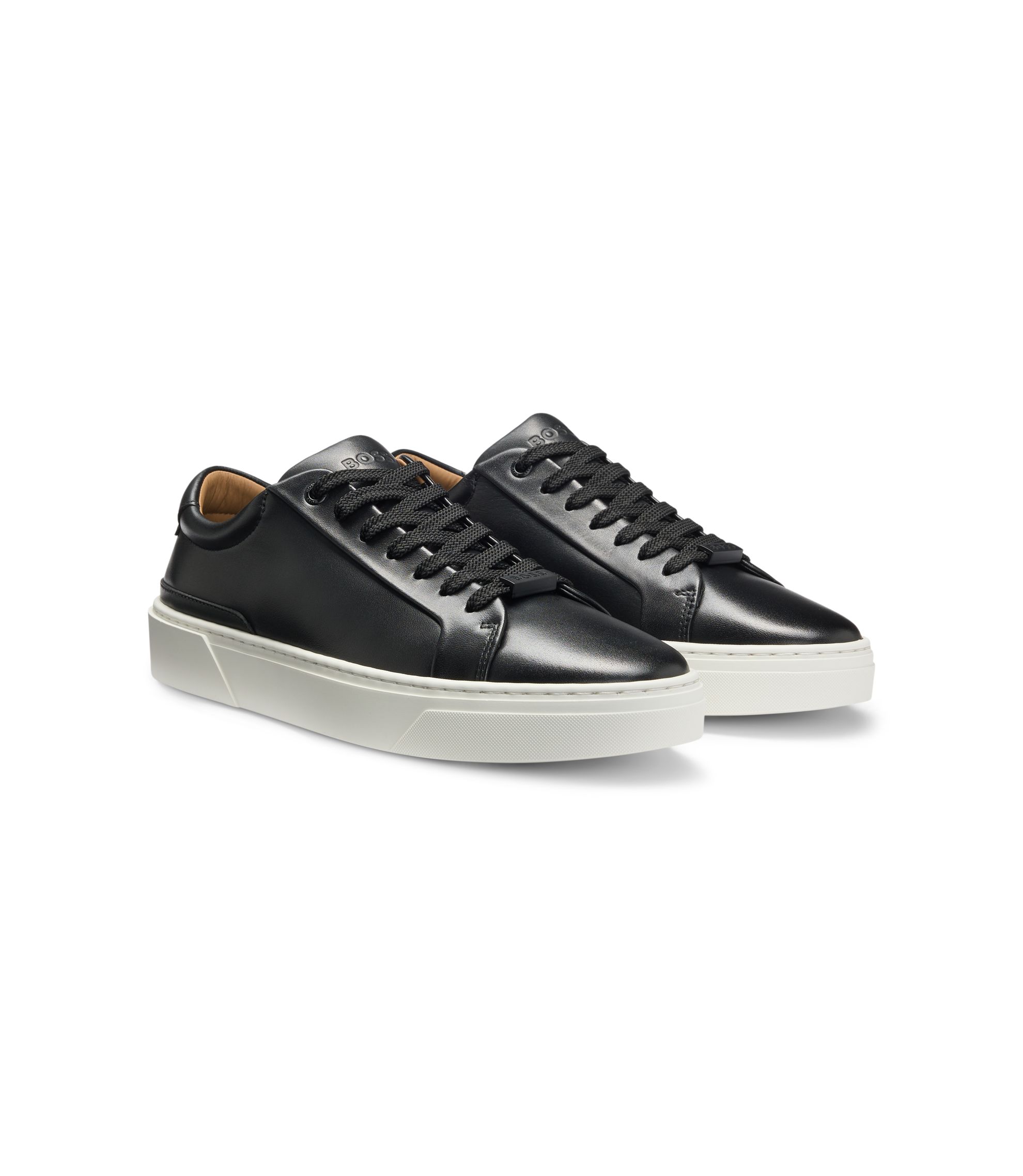 EU39 Hugo Boss Cedric Golf Trainers ブラック BOSS - Gary sneakers with leather uppers - Black