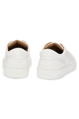 Gary sneakers with leather uppers, White