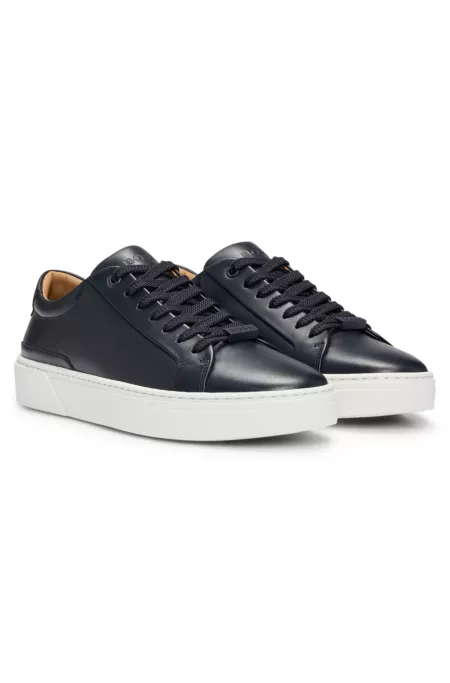 Gary trainers with leather uppers