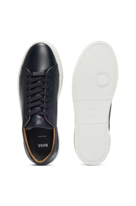 Gary trainers with leather uppers