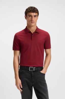 Ceinture r&eacute;versible en cuir uni et grain&eacute;, Noir