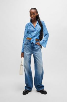 Faux-leather shoulder bag with logo strap, White