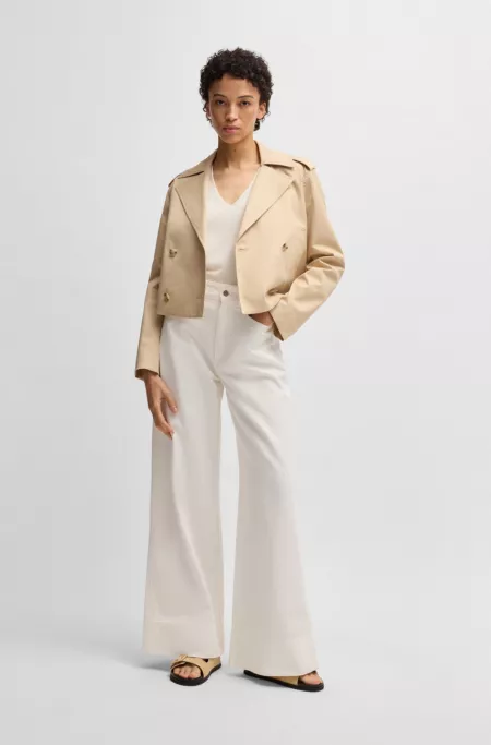 Relaxed-fit trousers in cotton twill