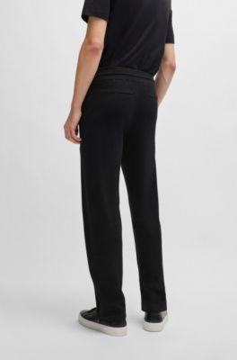 Regular-fit trousers wool with zip hems