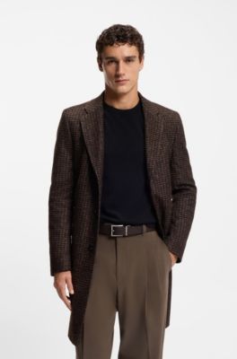 Cintur&oacute;n reversible de piel italiana, Marr&oacute;n oscuro