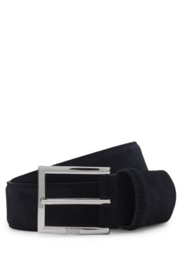Dressletic leather belt with elastic tape