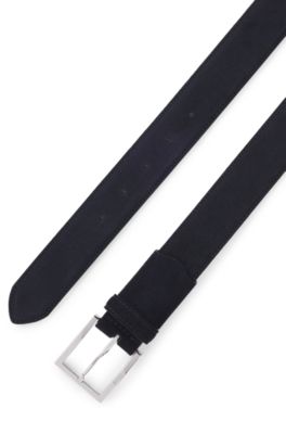 Dressletic leather belt with elastic tape