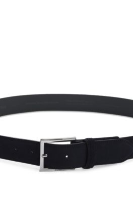 Dressletic leather belt with elastic tape