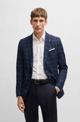 Dressletic leather belt with elastic tape