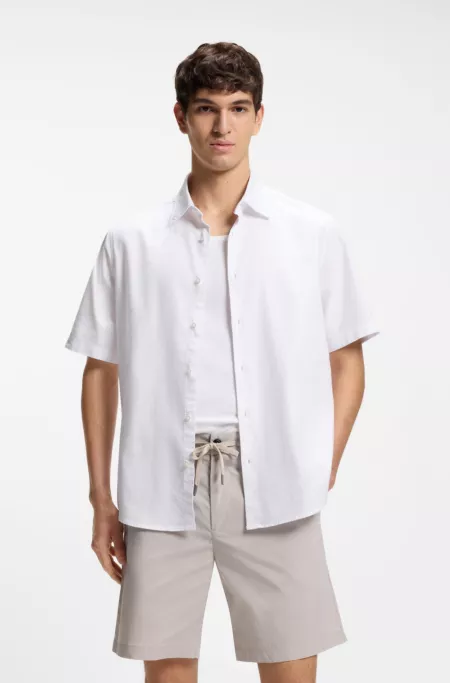 Regular-fit shirt in Oxford cotton