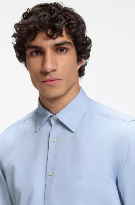 Regular-fit shirt in Oxford cotton