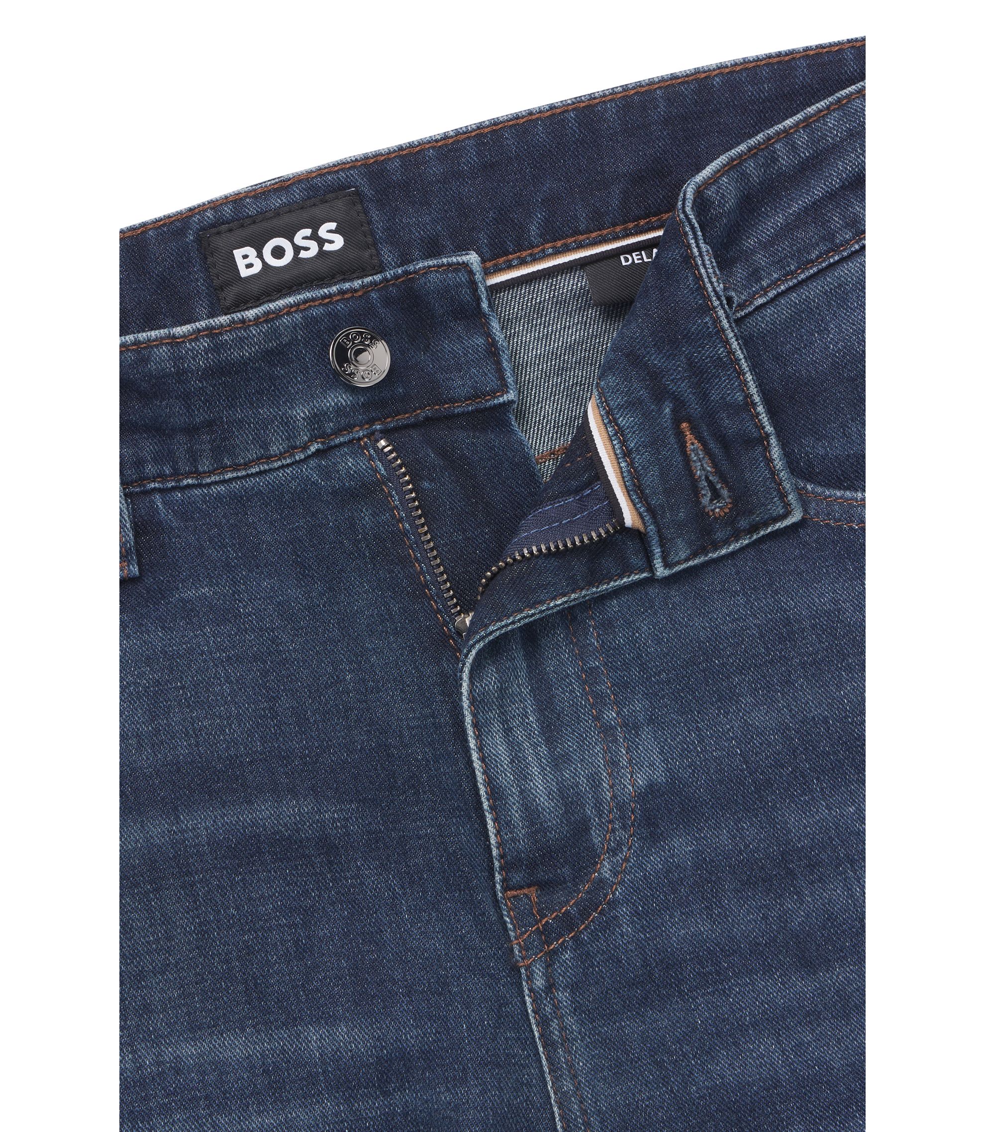 HUGO BOSS デニム ブルー スリムフィット カシミアタッチ W29 32 カシミアタッチ イタリアンデニム スリムフィット ジーンズ