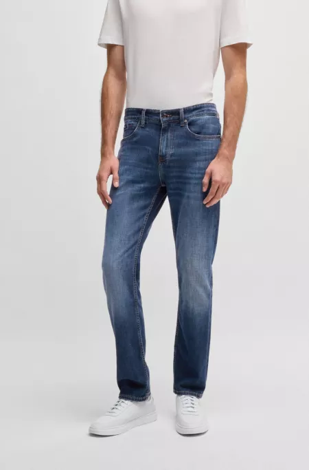 Delaware slim-fit jeans in blue comfort-stretch denim