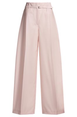Relaxed-fit trousers virgin wool