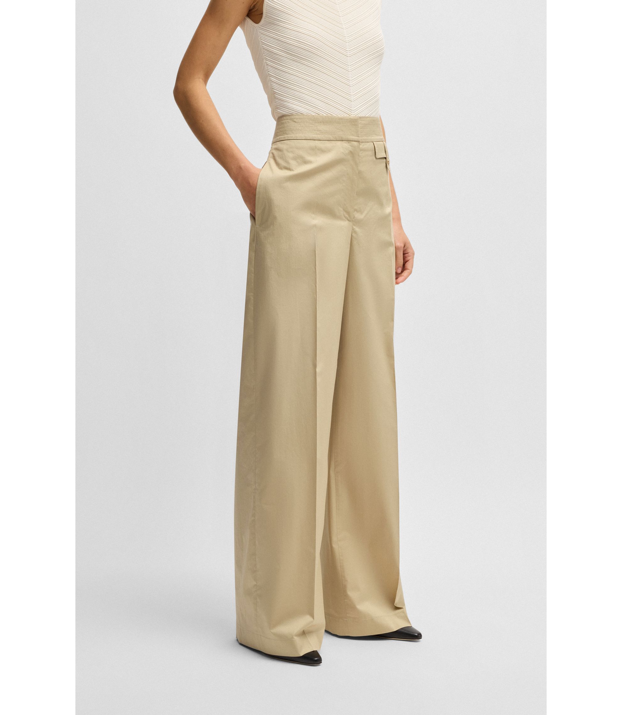 パンツ 50s rayon gaba slacks trousers beige 11570-0806_grande.jpg?v=1734511941