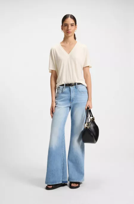 V-neck T-shirt with Double B monogram