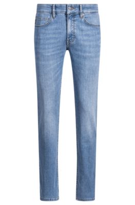 Delaware slim-fit jeans in blue soft-motion denim, Blue