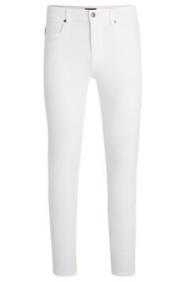 Vaqueros Delaware slim fit en tejido vaquero suave que facilita el movimiento, Blanco