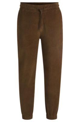 Pantalones de ch&aacute;ndal BOSS SELECTED BY BECKHAM de pana el&aacute;stica, Cal