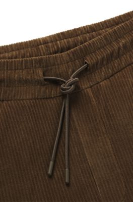 Pantalones de ch&aacute;ndal BOSS SELECTED BY BECKHAM de pana el&aacute;stica, Cal