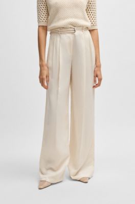 Pantalon large Relaxed, Blanc