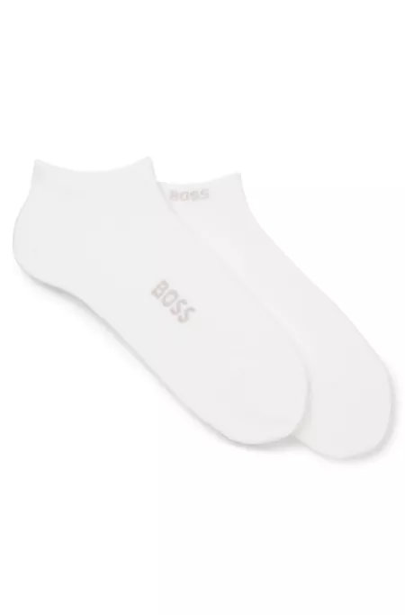 Two-pack of ankle socks in a bamboo blend