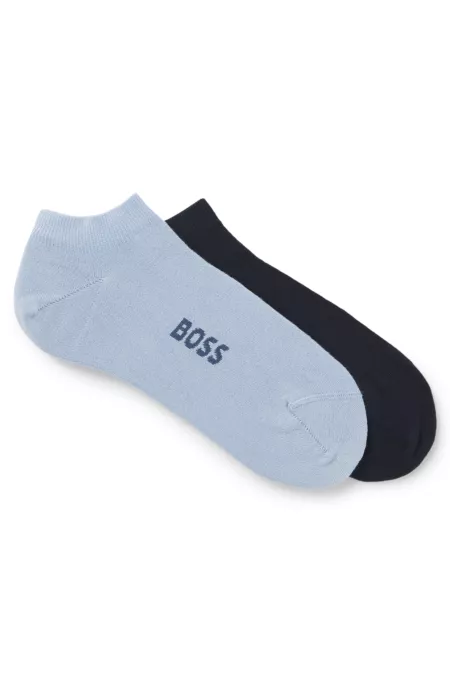 Two-pack of ankle socks in a bamboo blend