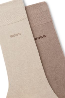 2-pack bamboo-blend regular-length socks, Light Brown