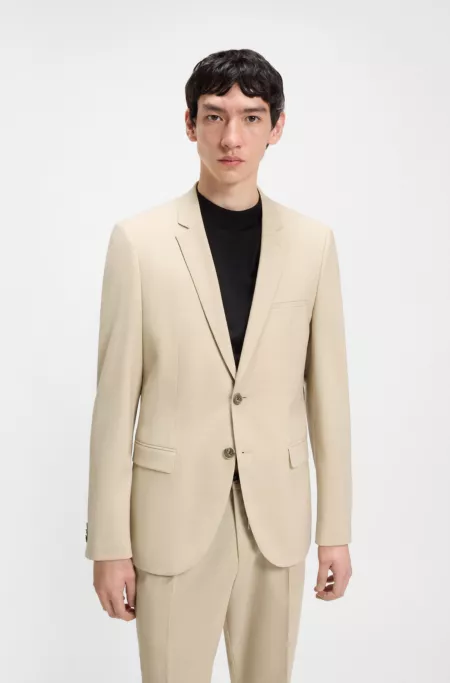 Extra-slim-fit blazer in mohair-look dobby