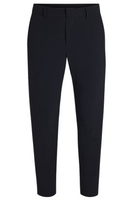 Slim-fit trousers in travel-friendly stretch softshell fabric
