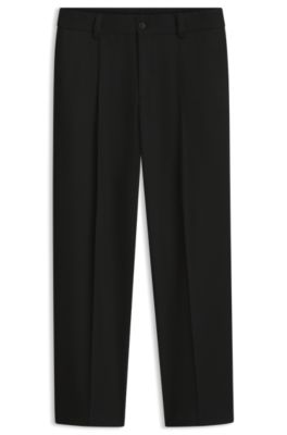 Modern-fit pants, Black
