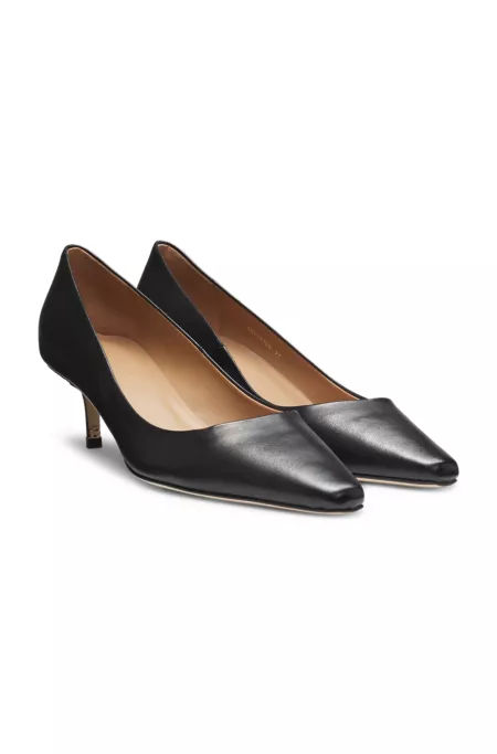 Nappa-leather pumps with Double B monogram