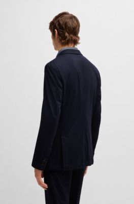 スーツ Hugo Boss Suit Set BOSS - Slim-fit washable suit in patterned performance-stretch