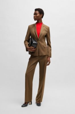 Heeled pumps in nappa leather with Double B monogram, Black