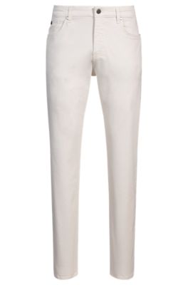 Maine regular-fit jeans in white thermoregulating denim, White